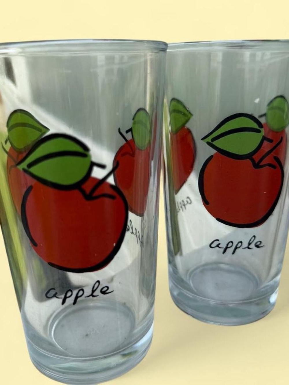 Vintage MCM Juice Glasses with multiple prints. - Picture 4 of 6